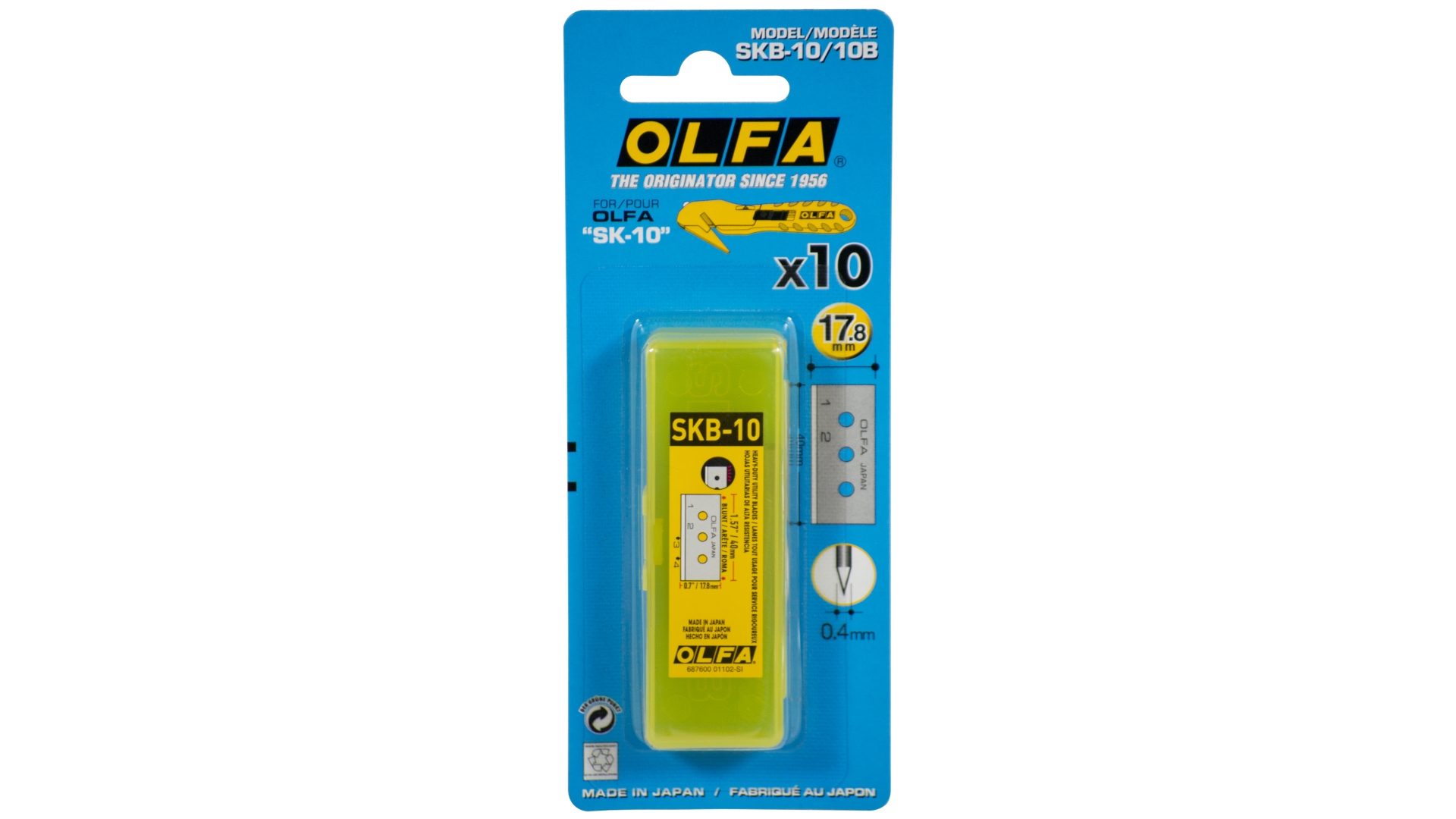 OLFA® Klingen SKB-10/10B OLFA® Klingen SKB-10/10B